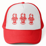 African mask trucker hat