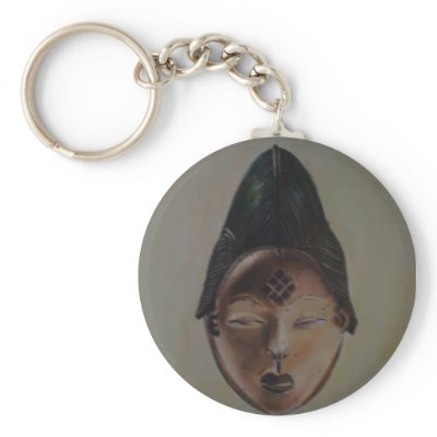 African Mask Key Chains by Omawale