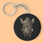 African Mask Keychain