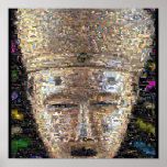 African Mask Montage posters