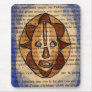 African Mask Mouse Pad
