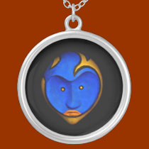 African Mask Necklace necklaces