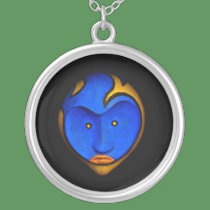 African Mask Necklace necklaces