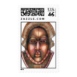 African Mask stamp