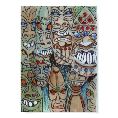 African Masks to ward off evil spirits Posters by churchto12