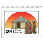 African Memories /Eish Studio Wall Calendars