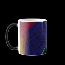 African Moon I mugs