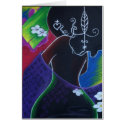 African Moon in Digital Water cards
