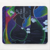 African Moon Miami Deco mousepads