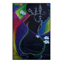 African Moon - Miami Deco Print