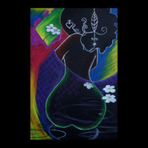 African Moon - Miami Deco Print