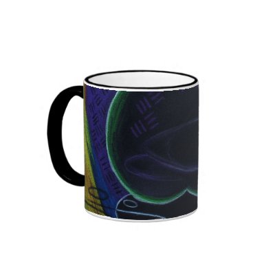African Moon V Mugs by blackart
