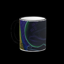 African Moon V mugs