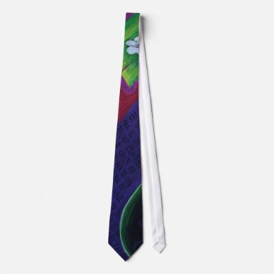 African Moon XI Necktie by blackart