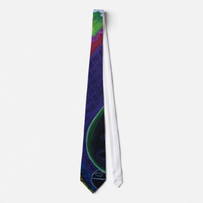 African Moon XIV Neckties by blackart