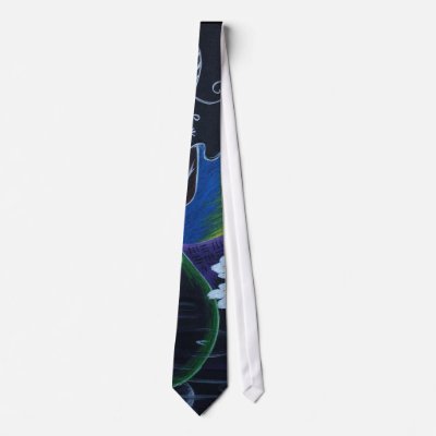 African Moon XVI Neckties by blackart