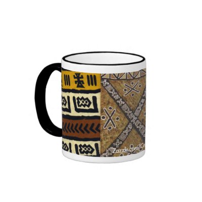 African Mudcloth 002 Mug by CrazyCups