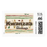 African Mudcloth Kwanzaa Postage