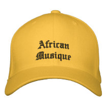African Musique hats embroidered hats