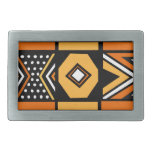 African pattern belt buckle