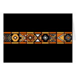 African pattern greeting cards