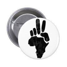 African Peace Button