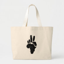 African Peace Canvas Bag