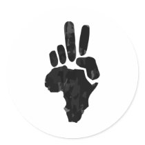 African Peace Stickers
