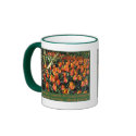 African proverb and flame tulips mugs