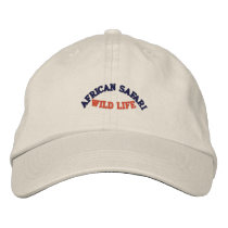 AFRICAN SAFARI embroidered hats by amioki AFRICAN SAFARI embroidered hats