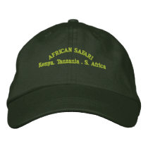 AFRICAN SAFARI embroidered hats by amioki AFRICAN SAFARI embroidered hats