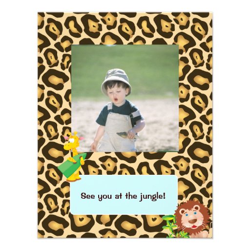 African Safari - First Birthday Party Invitation