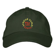 AFRICAN SAFARI, KENYA EMBROIDERED HATS