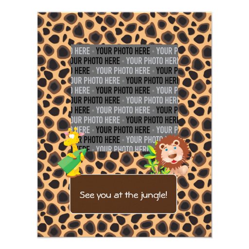 African Safari Kid's Birthday Party Invitation