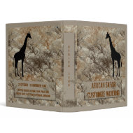 African Safari travel or vacation photo binder binder
