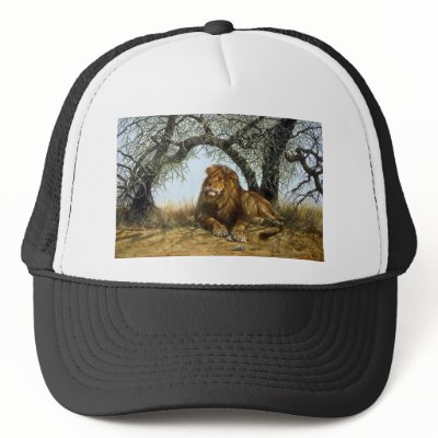 African shade, Lion Mesh Hat by lolanimals