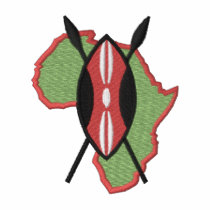 African Shield embroidered shirts