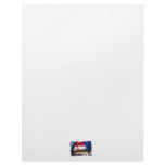 African sideneck turtle wearing santa hat letterhead