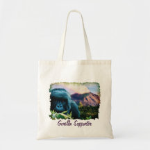 African Silverback Mountain Gorilla Tote Bag