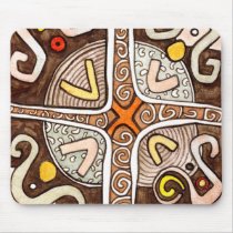 African Style Motif Mousepad