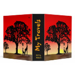 African Sunset Avery Binder