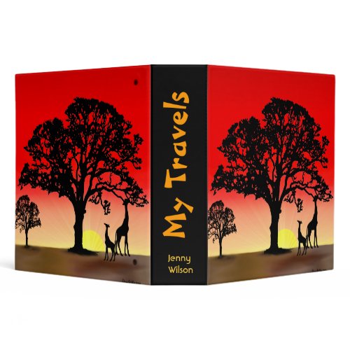 African Sunset Avery Binder binder