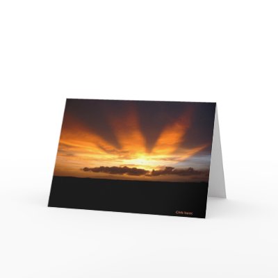 African Sunset Card by CrisIsaac