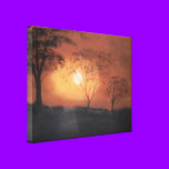 African sunset canvas prints