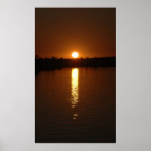 African Sunset poster