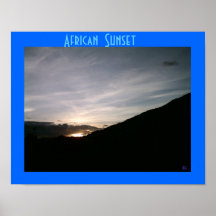 African Sunset Posters