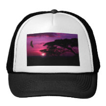 African Sunset Trucker Hats