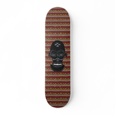 African Symbol Skateboard by CaliforniaSkateShop