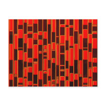 African Textile Inspired Abstract postcards by artberry African Textile Inspired Abstract postcards