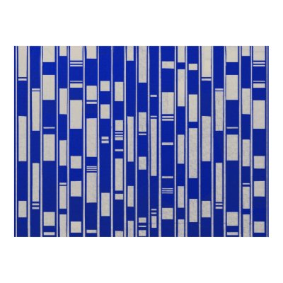 African Textile Inspired Abstract Poster by artberry